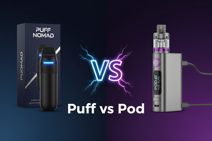 Puff rechargeable vs pod vape - comparatif complet pour choisir en 2026 TornaPuff