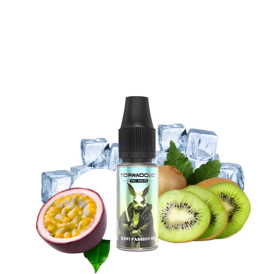 Flacon d’e-liquide Tornadoliq Kiwi Passion Ice 10ml 20mg