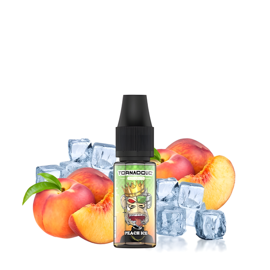 e-liquide pêche glacée 10ml Tornadoliq
