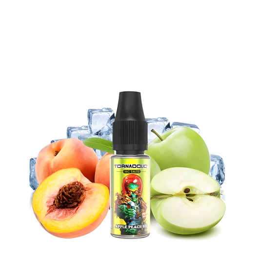 e-liquide fruité pomme pêche glacée Tornadoliq