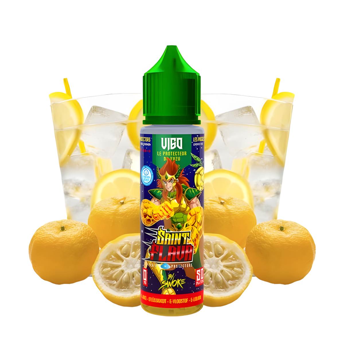 E-Liquide 50ML Saint Flava Limonade Citron Yuzu sans nicotine  TornaPuff