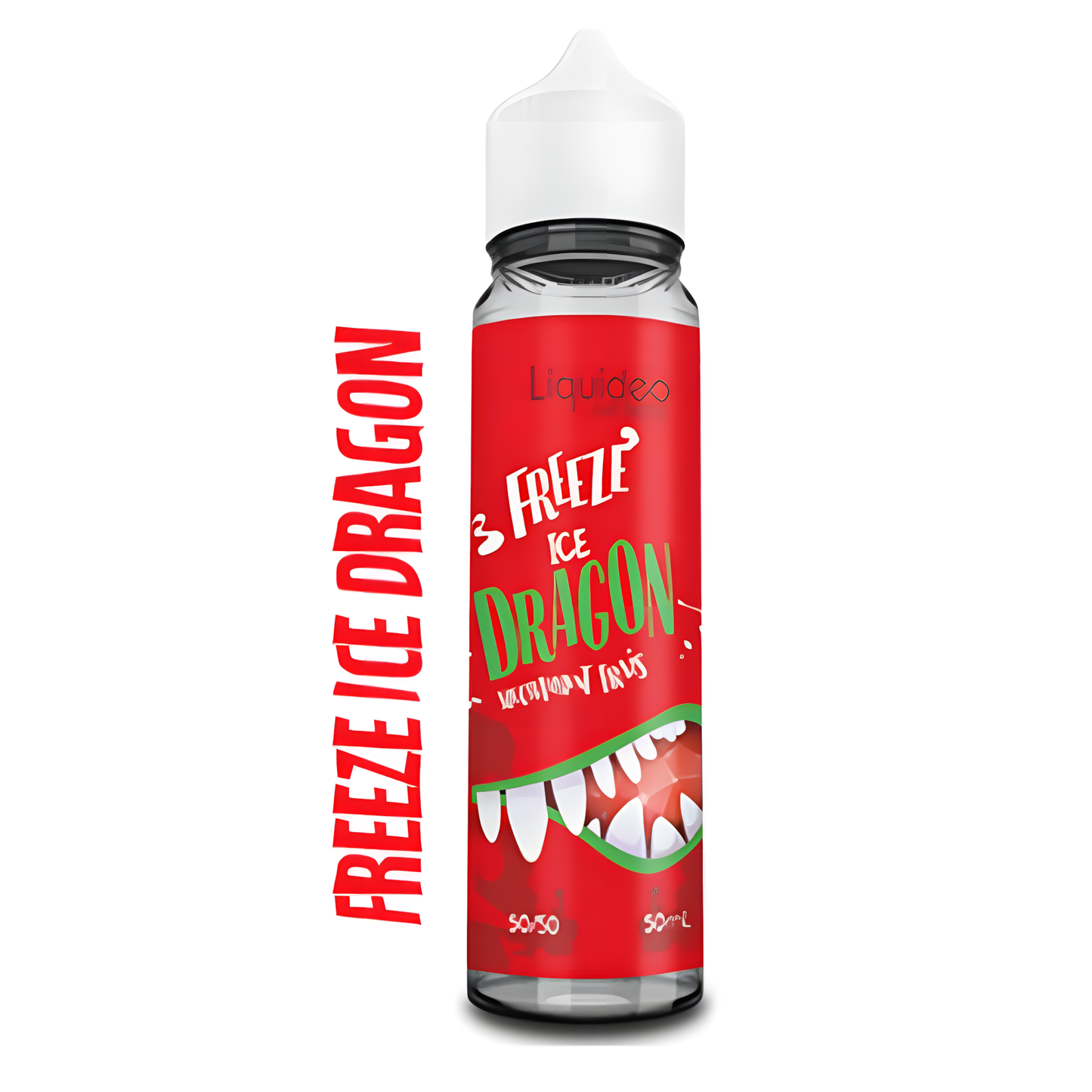 Flacon E-liquide Freeze Dragon 50 ml Liquideo – fruit du dragon glacé