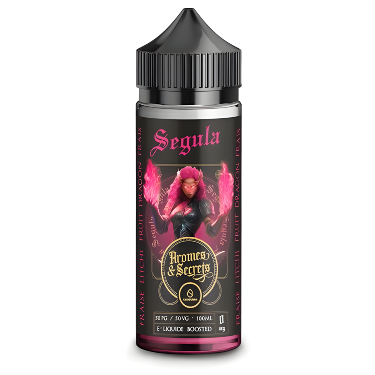 E-liquide Segula Arômes et Secrets 100 ml Litchi, Fraise et Fruit du Dragon Frais - TornaPuff