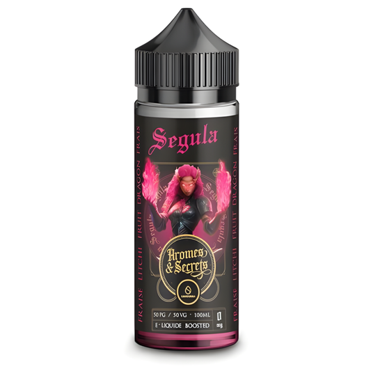 E-liquide Segula Arômes et Secrets 100 ml Litchi, Fraise et Fruit du Dragon Frais - TornaPuff