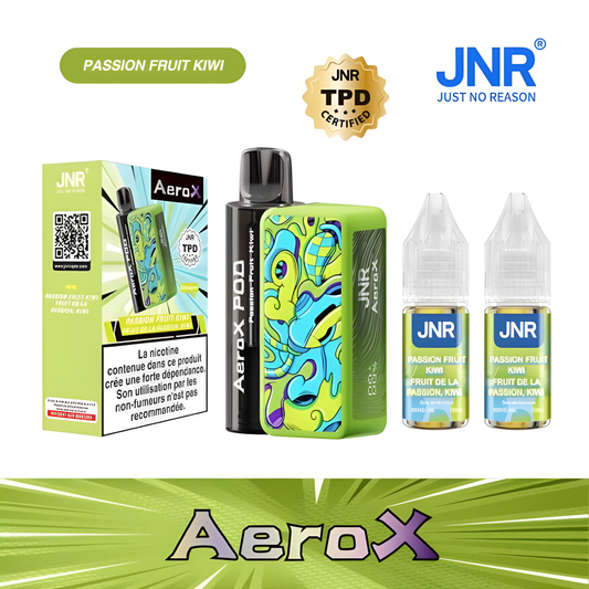 Vape exotique fruit de la passion et kiwi JNR Aero X