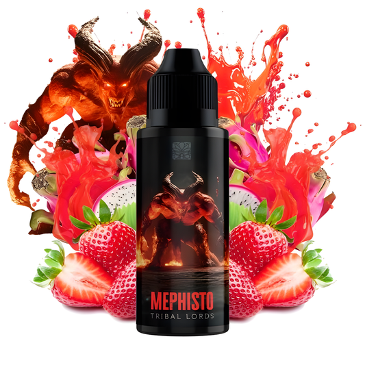 flacon mephisto tribal force 100ml saveur fraise fruit du dragon