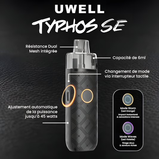 Batterie 2000mAh du Pod Typhos SE Uwell