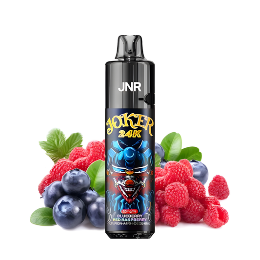 Puff JNR 24000 Myrtille Framboise Rouge Rechargeable