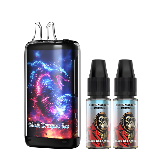 Puff Kong Max Dragon Noir Frais