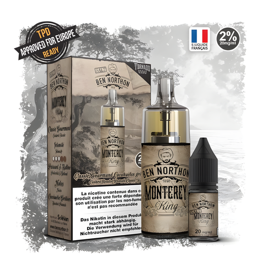 Puff Tornado 10000 10MG Monterey King Ben Northon