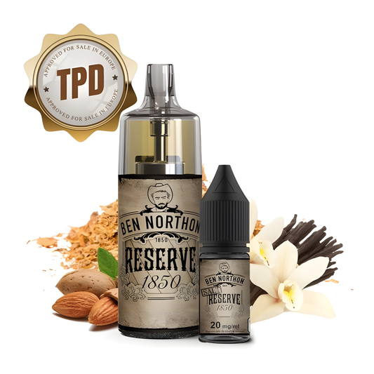 Puff Tornado 10000 20MG Reserve 1850 Ben Northon saveur tabac instense