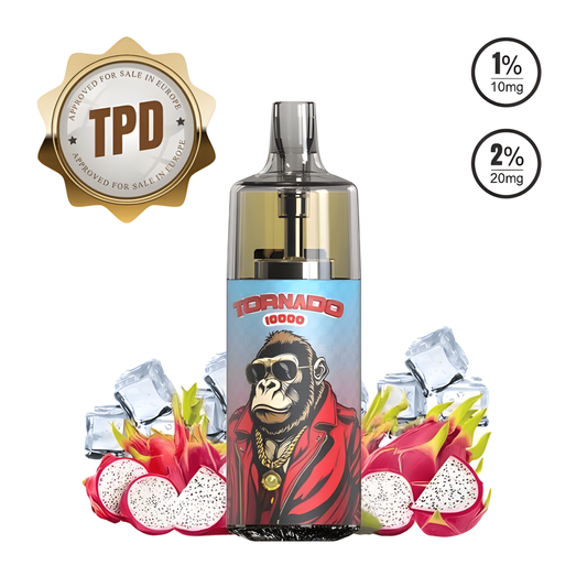 Puff 10000 Dragon Noir Givré