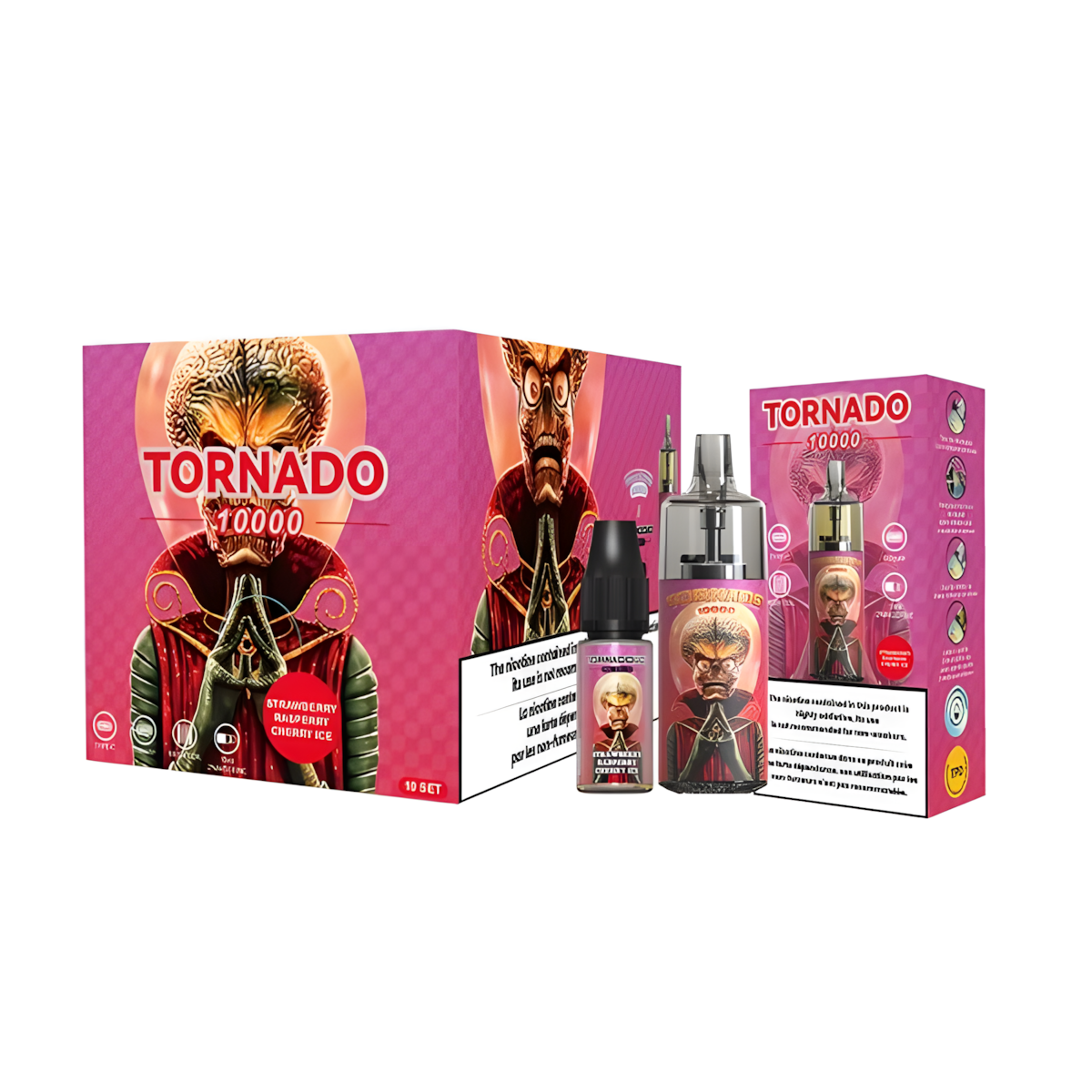 E-liquide Sels de Nicotine Goût Fruits Rouges Frais