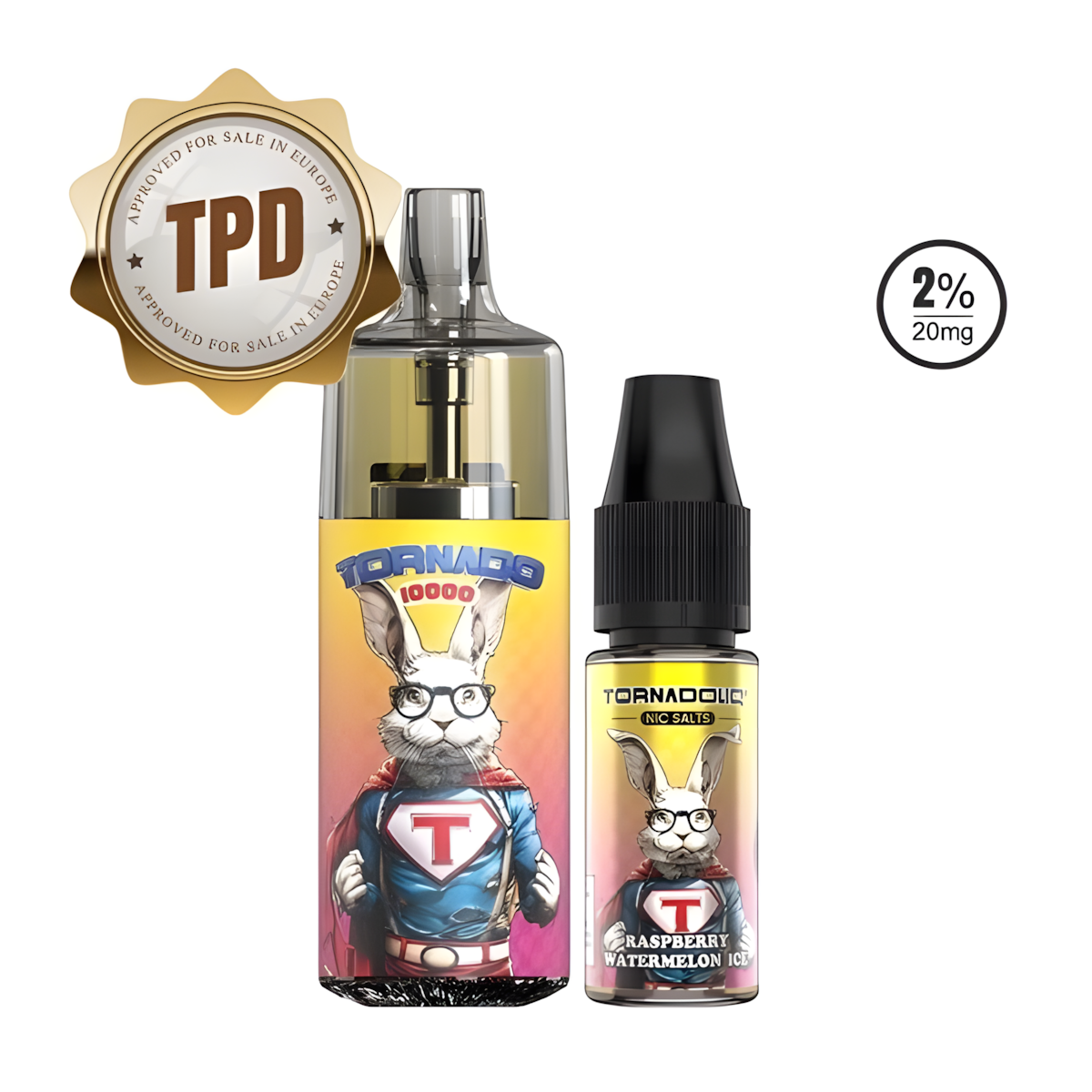 Vape Framboise Pastèque Mentholée USB-C