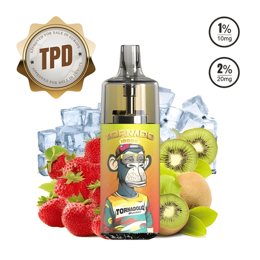 Puff Kiwi Fraise 10000