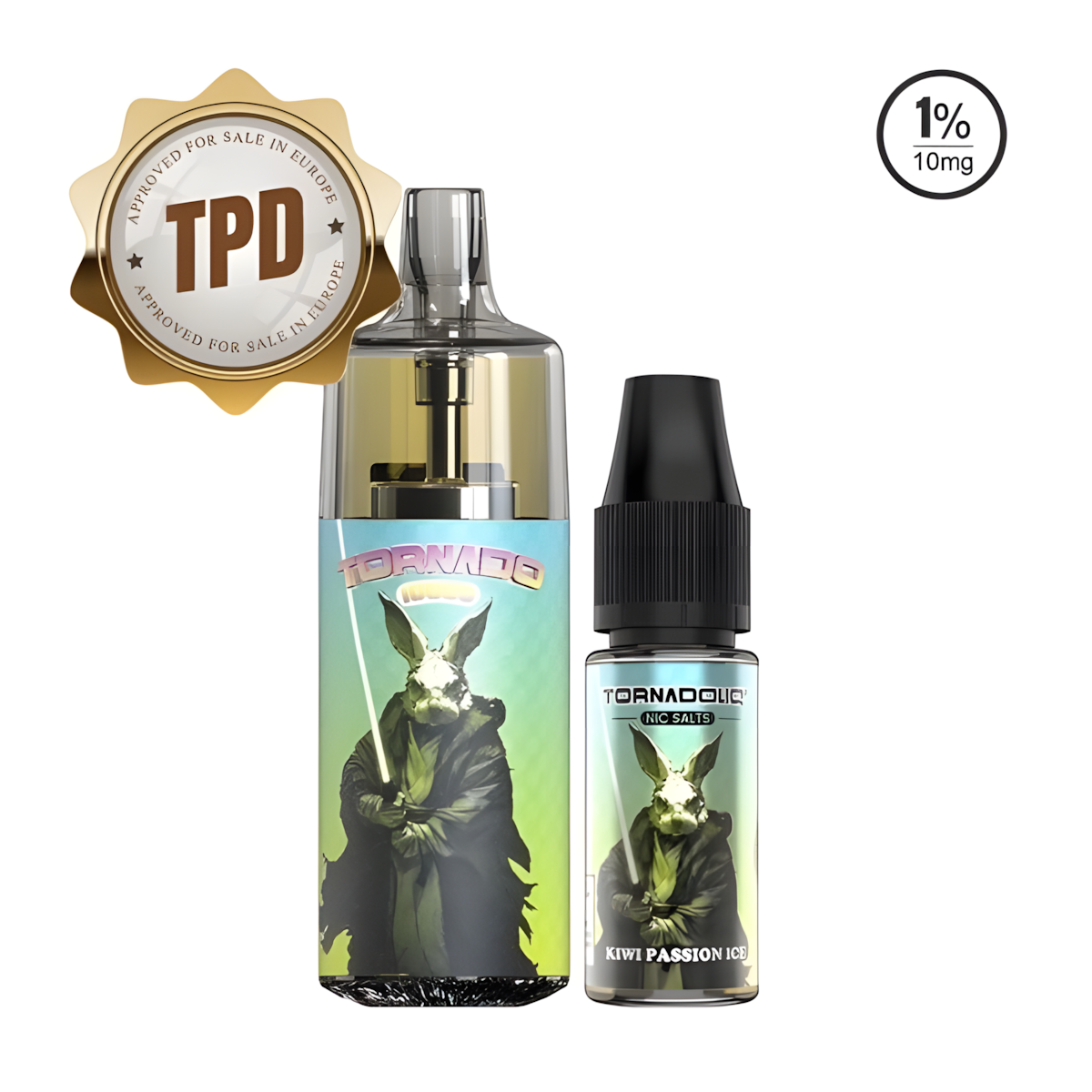 Vape Rechargeable Kiwi Fruit de la Passion Mentholé