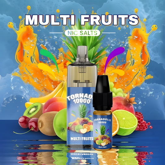 Puff Longue Durée Goût Assortiment Fruits