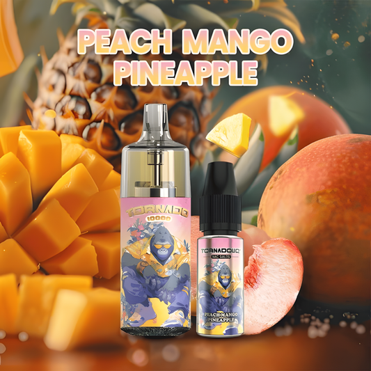 Puff Tornado pêche mangue ananas