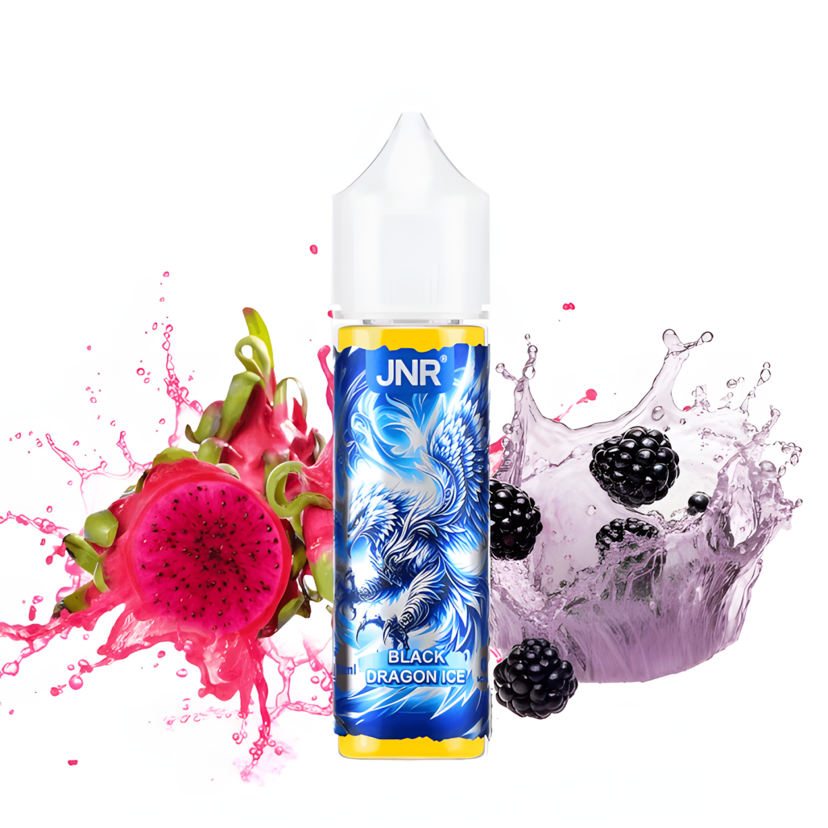 E-liquide JNR Black Dragon Ice 50ml fruit du dragon mûre frais sans nicotine