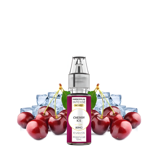 e-liquide Cherry Ice Tornadoliq Intense 10ml cerises rouges et glaçons