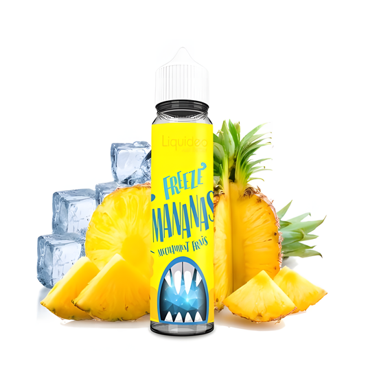E-liquide Freeze Mananas 50ML Liquideo – Sorbet Ananas Glacé 🇫🇷