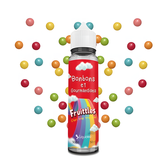 E-liquide Fruittles 50ml Liquideo Tentation bonbons fruités