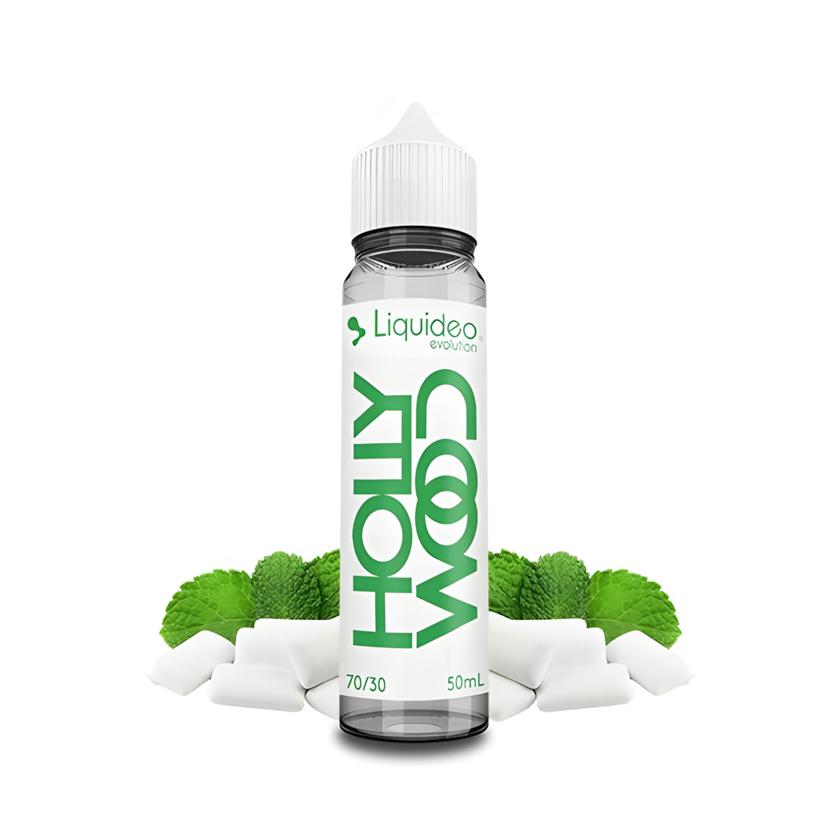 E-liquide Hollywood 50 ml Liquideo Evolution menthe chlorophylle