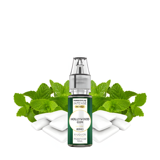 e-liquide Hollywood Gum Tornadoliq Intense 10ml chewing gum menthe