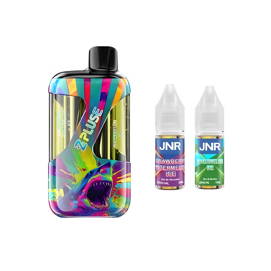 Kit JNR ZPluse 42000 Fraise Framboise Glacée et Pastèque Glacée 20mg