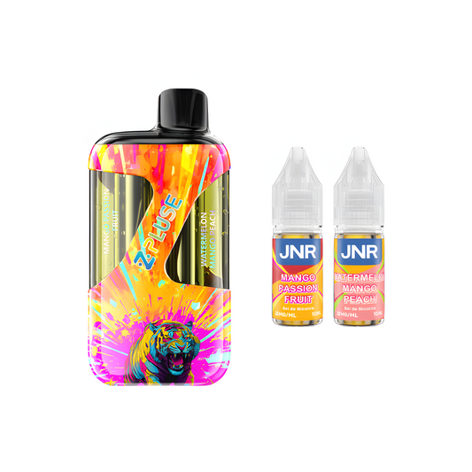 Kit JNR ZPluse 42000 Mangue Passion et Pastèque Mangue Pêche 20mg