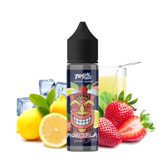 e-liquide Lemon Splash Strawberry Diabolo Fraise Edition 50ml Tribal Force flacon