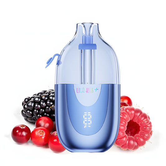 JNR Lila Kiss+ 46K Mr Blue mûre framboise cranberry avec écran LED 20mg