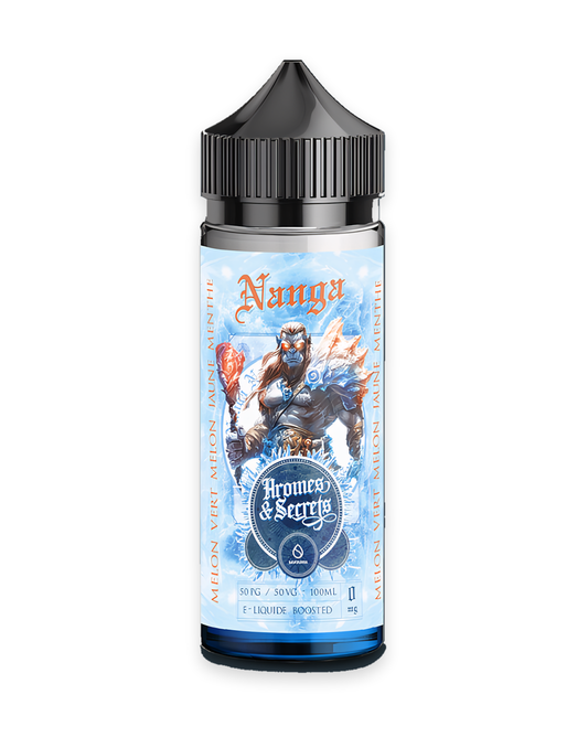 E-liquide Nanga Arômes et Secrets Frais 100ml melon vert melon jaune menthe