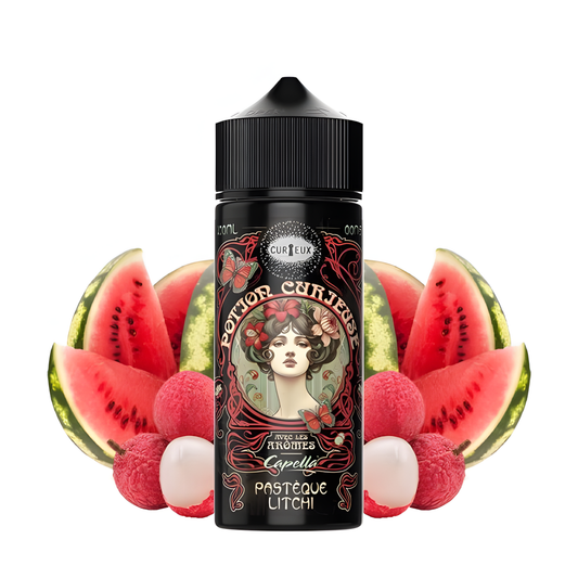 e-liquide pastèque litchi 100ml les potions curieuses
