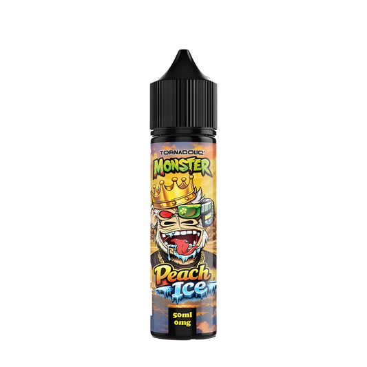 E-liquide Peach Ice Monster by Tornadoliq 50ml 0MG - pêche et fraîcheur
