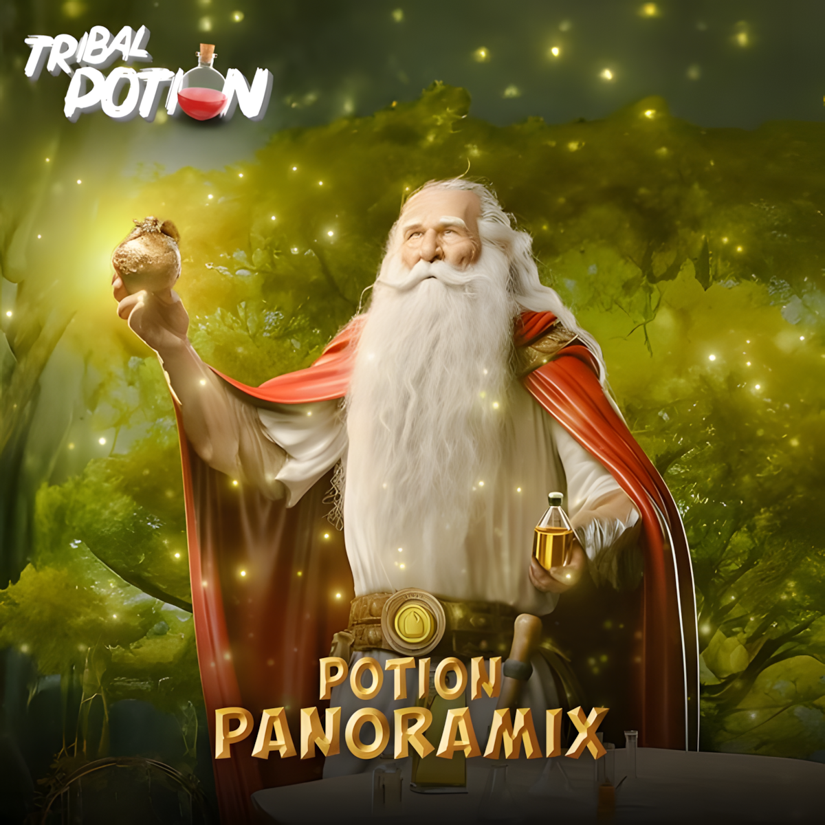Flacon E-Liquide Panoramix Passion Citron Vert et Mangue 50ML