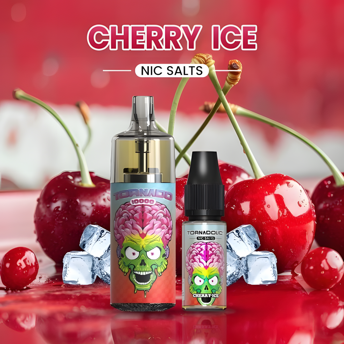 Vape Jetable Cerise Mentholée