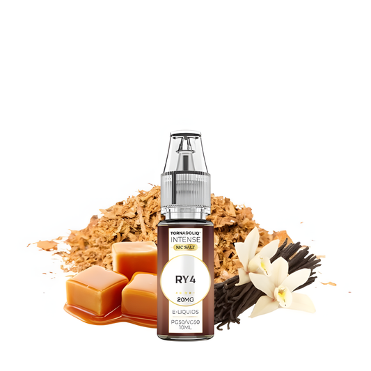 e-liquide RY4 Tornadoliq Intense 10ml classic caramel vanille