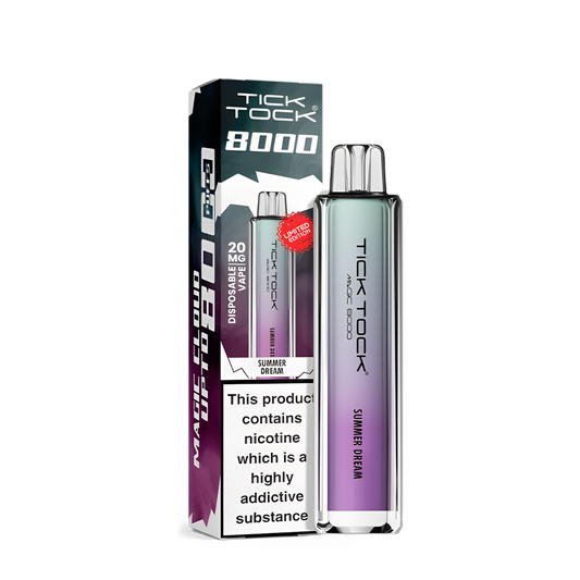 Puff Tick Tock Magic 8000 Summer Dream | Cigarette Électronique Rechargeable
