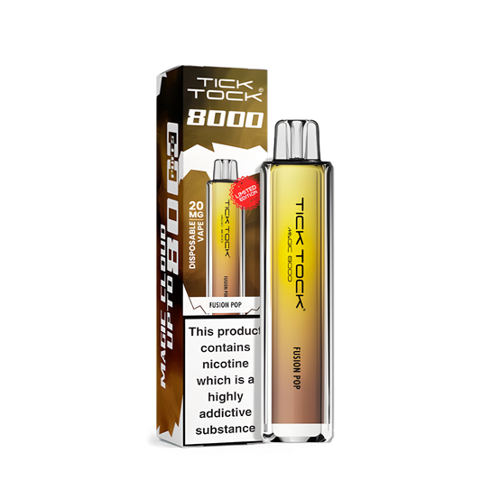 Puff Tick Tock 8000 Fusion Pop | Cigarette Électronique Rechargeable