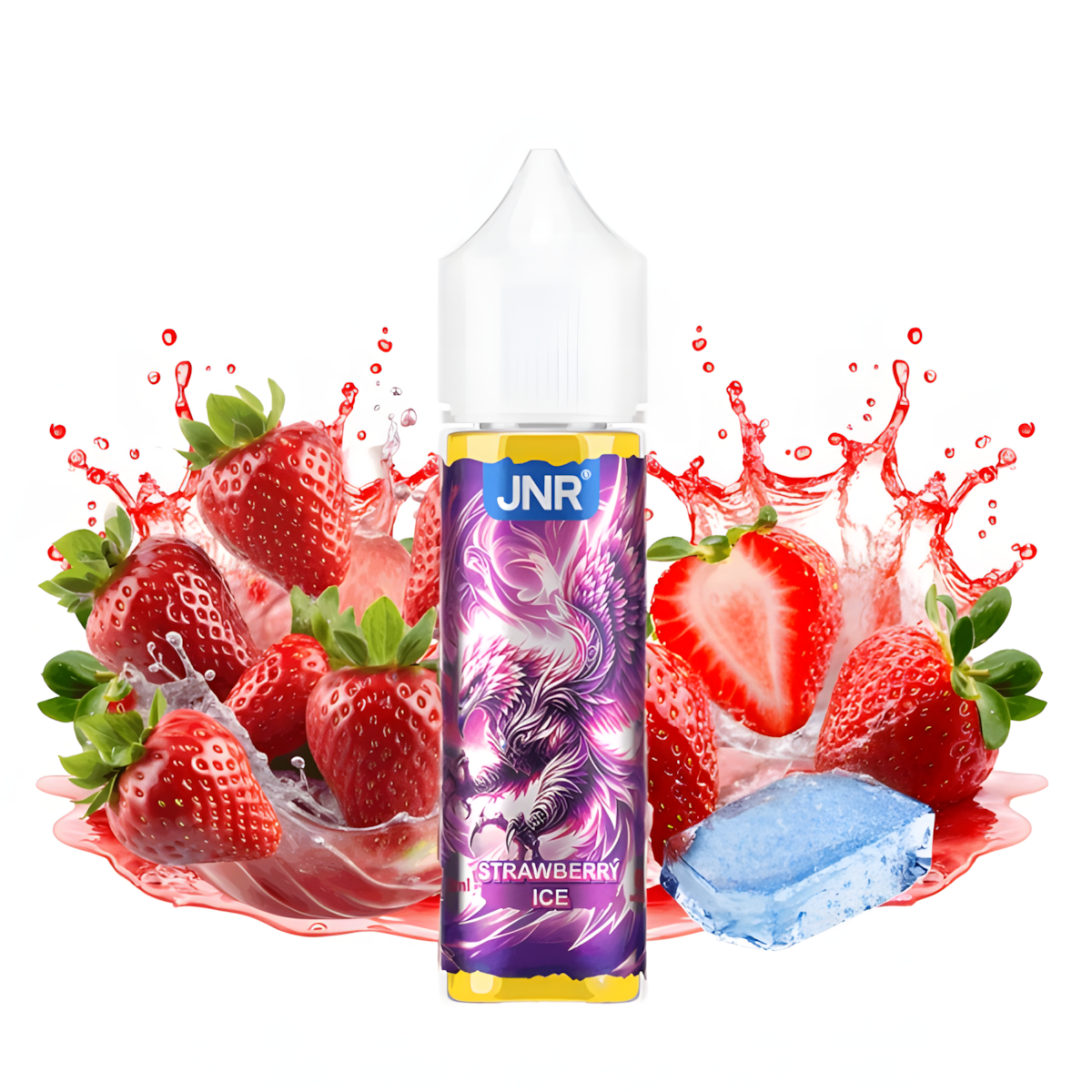 E-liquide JNR Strawberry Ice 50ml fraise glacée sans nicotine