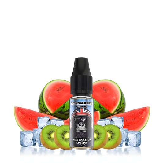 Flacon Tornadoliq Watermelon Kiwi Ice avec pastèques juteuses et kiwis frais