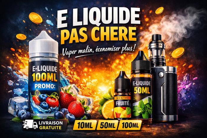 flacons e liquide pas chere grand format vape promo