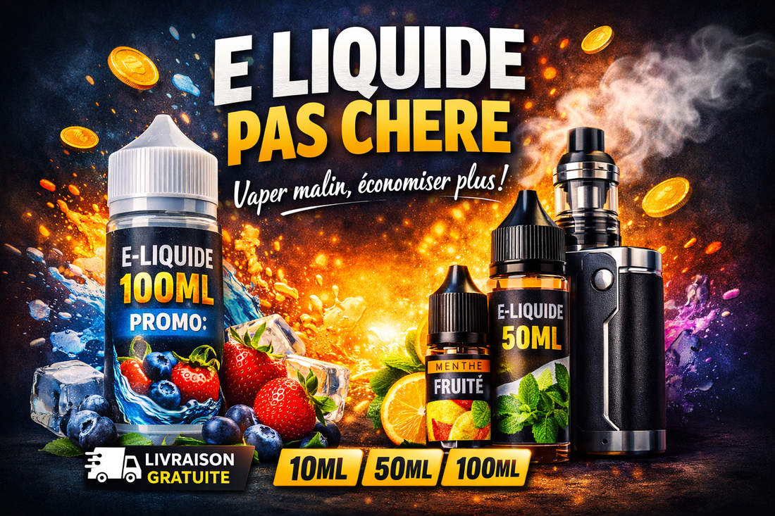 flacons e liquide pas chere grand format vape promo