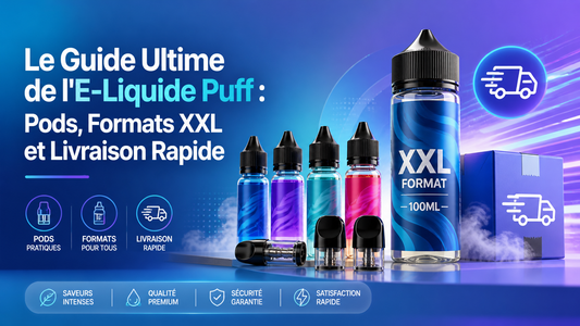 Une sélection premium d'e-liquides puff, de pods rechargeables modernes et de puffs jetables prêtes à être livrées en France et en Espagne par TornaPuff.