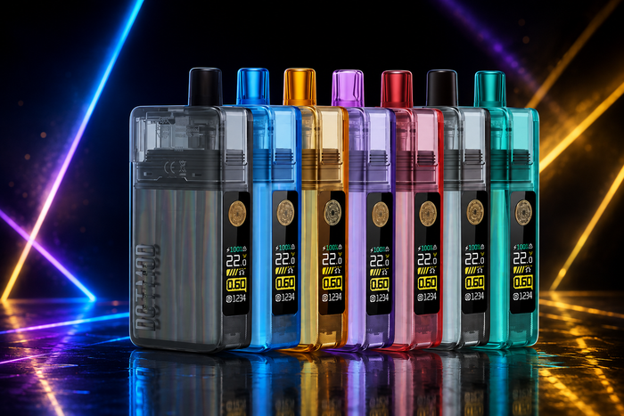DotPod Max Lite Dotmod en sept couleurs, pod rechargeable 2100 mAh réglable jusqu’à 60 W.