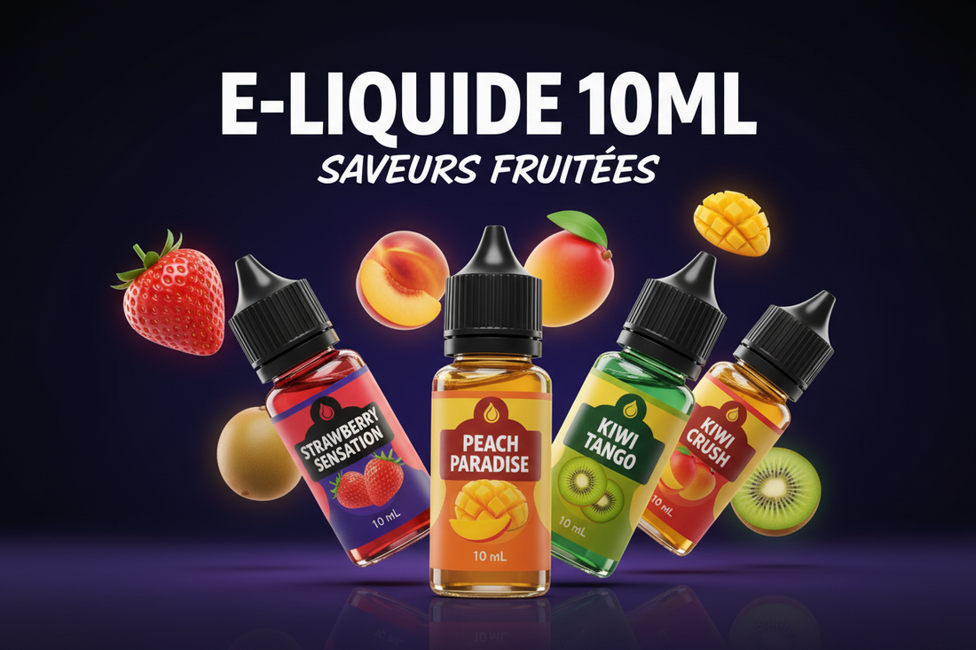 E-liquide 10ml sels de nicotine pour pod et puff rechargeable - guide TornaPuff 2026
