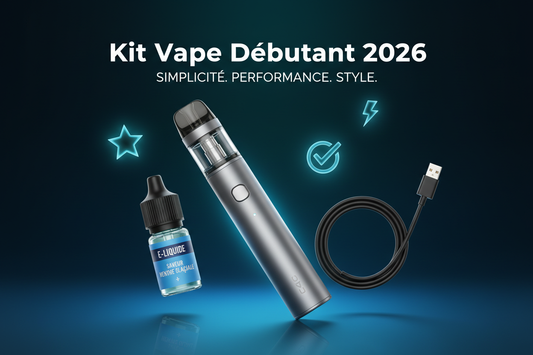 Kit vape débutant 2026 - puff rechargeable ou pod pour commencer TornaPuff