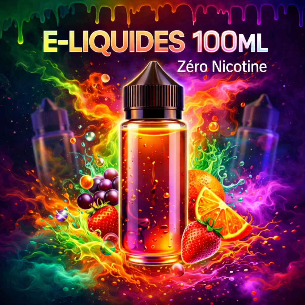 E-liquide zéro nicotine 100ml