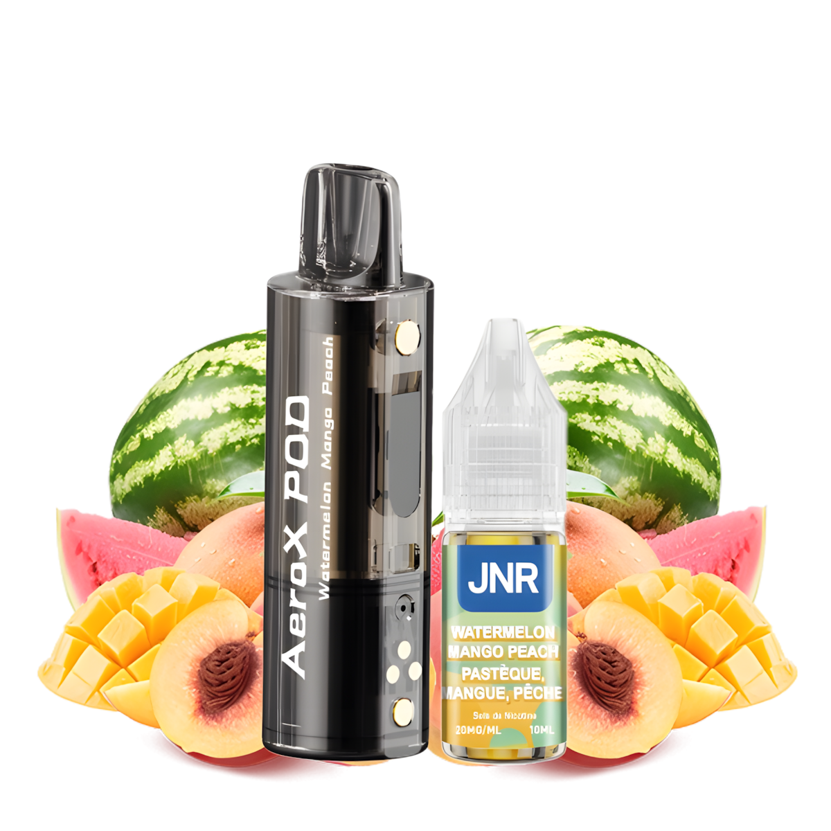 Cartouche AeroX JNR goût Pastèque Mangue Pêche 20mg